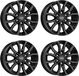 Dezent 4 KC velgen, 8.5Jx20, 6x139.7, zwart, geschikt voor Toyota Land Cruiser