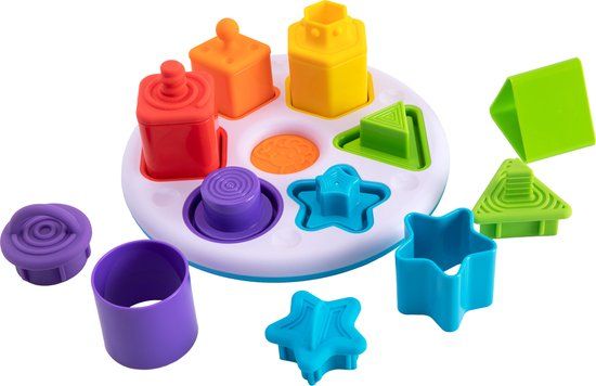 Fat Brain Toys Plugzy Siliconen Trek- en Plak Vormen Speelgoed