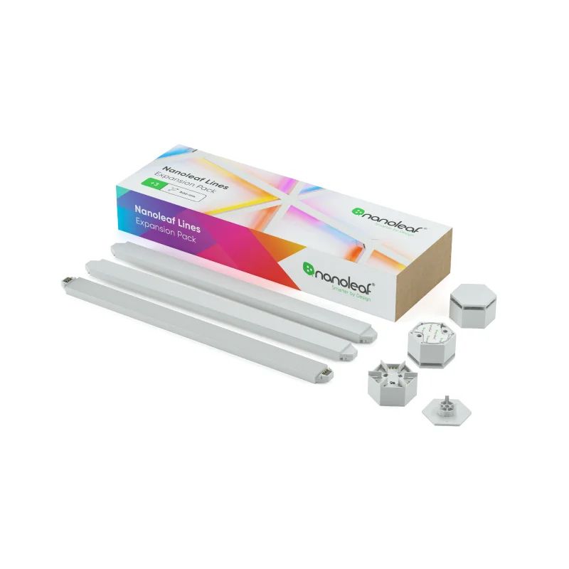 Nanoleaf Lines Expansion Pack - 3-Pack - Smart LED Light Bars - White