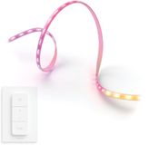 Philips Hue Flux LED strip 3 meter - Wit en Gekleurd Licht - Light Strip - Incl. Hue Dimmer Switch - Hue White and Color Ambiance