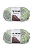 Bernat Deken Lila Blad Garen - 2 Pack van 300g/10.5oz - Polyester - 6 Super volumineus - 220 Yards - Breien/haken