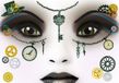 HERMA Face Art Glitter sticker Steampunk Amelia