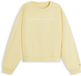 Tommy Hilfiger Dames Sweater Lange Mouw Ronde Hals Katoen/Polyester Geel