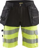 Blåkläder High Vis short 1596-1811 - Zwart/High Vis Geel - C50