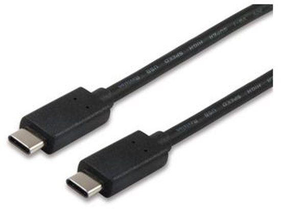 Equip USB-C naar USB-C Kabel - 1m - Zwart