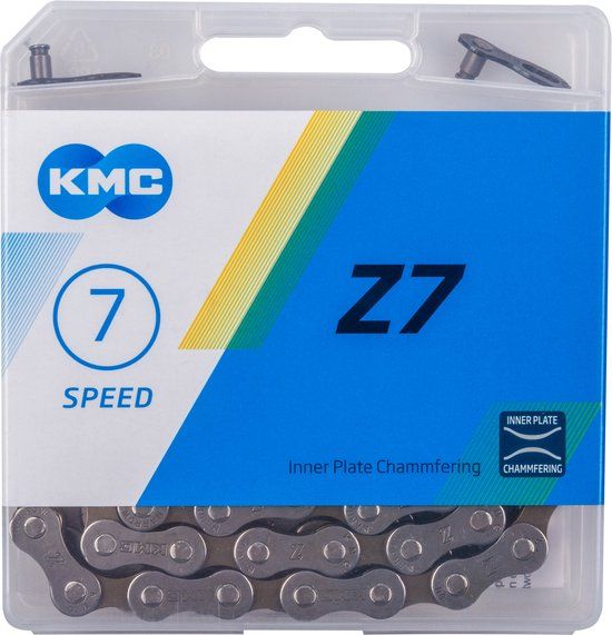 KMC Z7 7-speed Chain - Grey/Brown