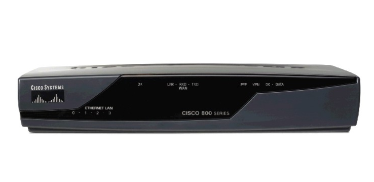Cisco 871 Router - CISCO871-K9 - Zwart