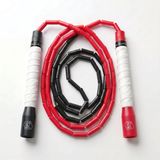 Elevate Rope Freestyle Beaded Springtouw - Lange Handvatten - Verstelbare Jump Rope 3m - Rood/Zwart