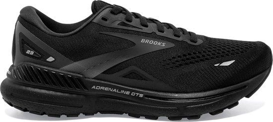 Brooks Adrenaline GTS 23 Heren Hardloopschoenen - Zwart - Maat 46.5