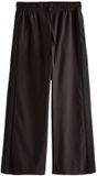 Next Dames Broek met wijde pijpen en strepen aan de zijkant - Bruin