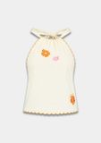 Harper & Yve MAEVE-SS Dames Top Mouwloos Katoen ECRU XS