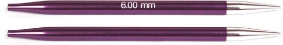 KnitPro Zing verwisselbare breipunten speciaal 6.00mm - 3st