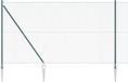 vidaXL Gaashek met grondpennen 10 x 1,5 m pvc-coated staal groen mesh