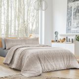 Drops Bettenset, 200x200 cm, 100% Coton, beige