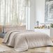 Drops Bettenset, 200x200 cm, 100% Coton, beige