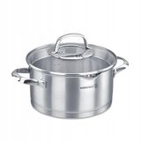 Korkmaz Steama Pan à induction avec couvercle - 1.6L Inox