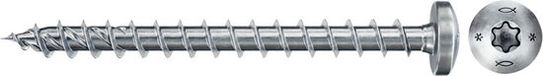 fischer Power-Fast II FPF II PTF 4,5 x 20 mm BC Pan Head met binnenzeskant TX20 volschroefdraad galvanisch verzinkt blauw gepassiveerd - 670328