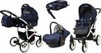 BabyLux® Largo | Ensemble pour chat 4-en-1 | Bleu marine étoilé | Chat combiné | Iso