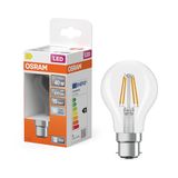 OSRAM LED-lamp Stervorm A40 filament, 4000 K neutraal wit, 3,4 W, B22d, helder, 470 lm, 15.000 h, 6-Pack