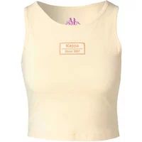 Kappa Authentic Stew Organic T-shirt, dames, wit/roze