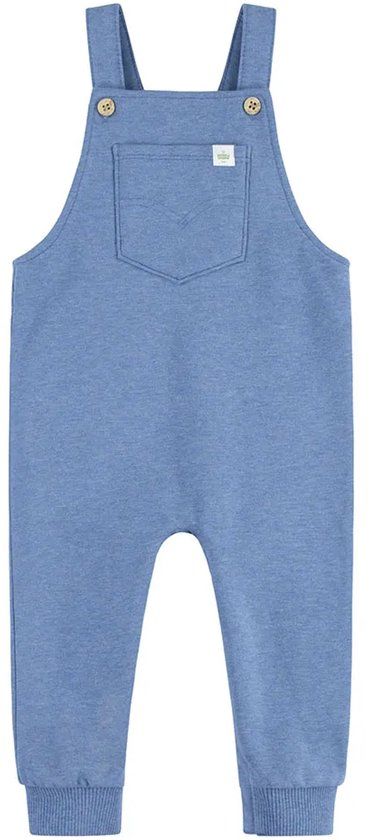 Levi's® Kids Pocket Front Knit Overall Blauw 0-3 Months Jongens, Meisjes