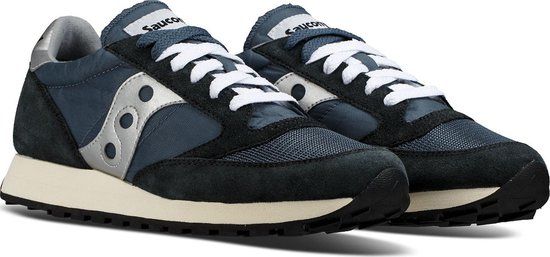 Saucony Jazz Original Vintage Sneakers Heren - Blue Navy/Silver