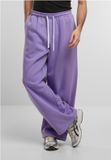 Urban Classics - Fluffy Wide Leg Heren joggingbroek - XXL - Lila