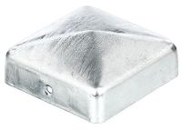 GAH-Alberts 205805 Paalkap voor houten palen, vlakke vorm, thermisch verzinkt, 70 x 70 mm