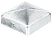 GAH-Alberts 205805 Paalkap voor houten palen, vlakke vorm, thermisch verzinkt, 70 x 70 mm
