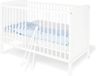 Markenlos Bol Ledikantbed 'Robin' - Babybedje - Wit - Hout - 124cm x 66cm x 87cm
