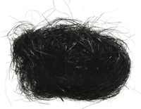 Decoris Engelenhaar - Zwart - 120 gram - Synthetisch - Kerstboom Lamettahaar