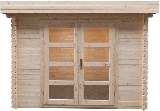 Intergard Houten tuinhuisje Modern platdak 300x300cm / 28mm