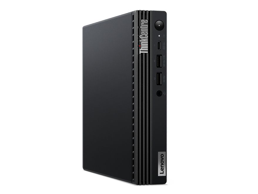 Lenovo ThinkCentre M70q Mini PC - Intel Core i5-12500T, 8GB RAM, 256GB SSD, Windows 11 Pro - Zwart