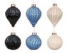 Decoris Kerstbal glas d8cm a6