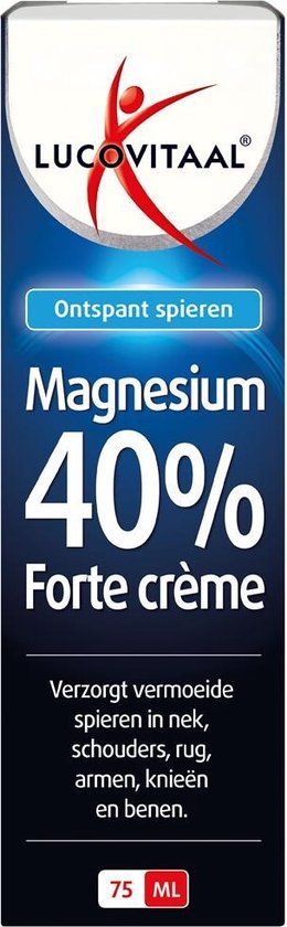 Lucovitaal Magnesium 40% Forte Crème Spierbalsem - 75ml