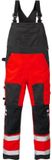 Fristads Hi Vis Amerikaanse Overall Klasse 2 1015 Plu - Hi-Vis rood/zwart - C52