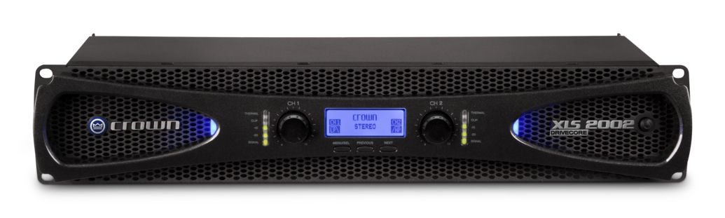 Crown XLS 2002 - 2.0 Channel Power Amplifier - Black