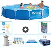 Intex Rond Frame Zwembad - 366 x 76 cm - Blauw