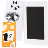 Pearhead M/L Huisdier Clean-Touch inktkussen, inktloos geen rommel zwart inktkussen voor katten of honden, huisdiereigenaar moet het hebben, huisdier geheugen aandenken, medium/groot