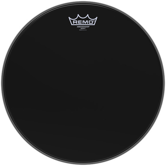 Remo Ambasador Ebony 18", Tom Batter/Reso