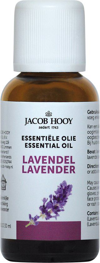 Jacob Hooy Lavendel - 30 ml - Etherische Olie