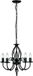 Arafura Lighting Klassieke Zwarte Kroonluchter Artisan | 5 lichts