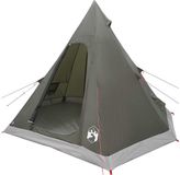 vidaXL Tipi Tent Waterdicht 3-persoons Legergroen