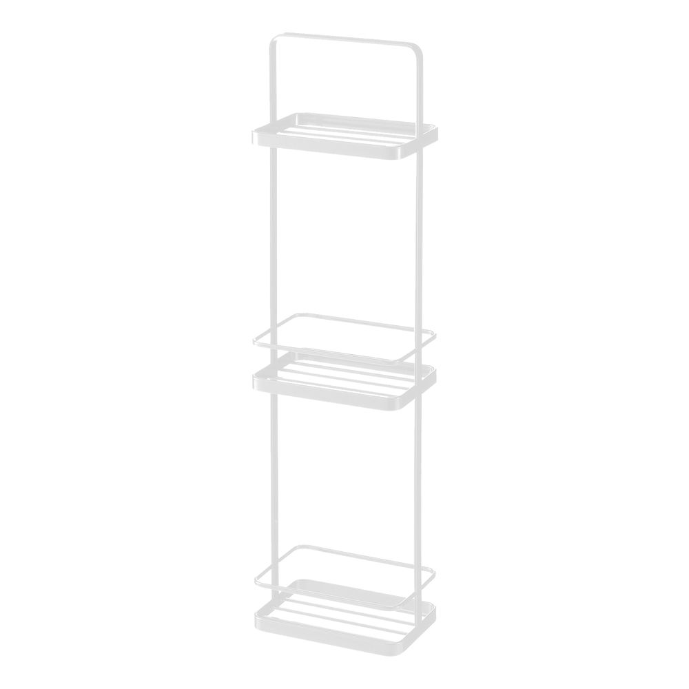 Yamazaki Bathroom Shelf - White Steel - 3 Tier