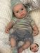 Poupée bébé en silicone, 30 cm, pour fille, modèle "reborn", avec bouche articulée