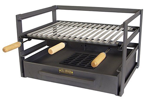 IMEX EL ZORRO 71480.0 Grill met grill, zwart, 46 x 41 x 35 cm