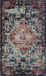 Safavieh Monaco Collectie MNC252 Boho Chic Geweven Vloerkleed voor Binnen, Blauw & Fuchsia, 122 x 170 cm