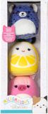 Top1Toys Jazwares GmbH MICROMALLOWS - 3 Pack Plush Squishmallows (Veronika, Leticia, Spotts 6cm