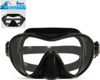 BigBuy Bol Diving Mask Black Silicone Adults
