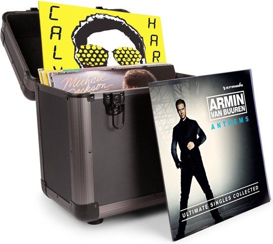 Power Dynamics RC80 Vinylkoffer - Titanium - Voor 60 platen